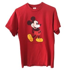 Vintage JERZEES T-shirt 80s 90s Mickey Mouse Disney Tee